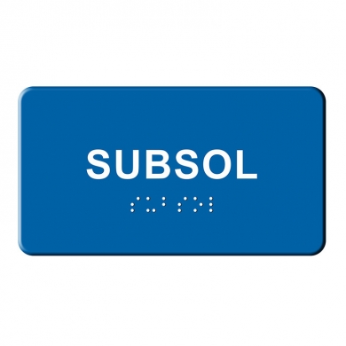 Indicatoare tactile BRAILLE  - Subsol