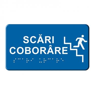 Indicatoar tactil Scara Coborare