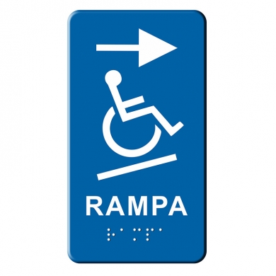 Indicator tactil Braille - RAMPA