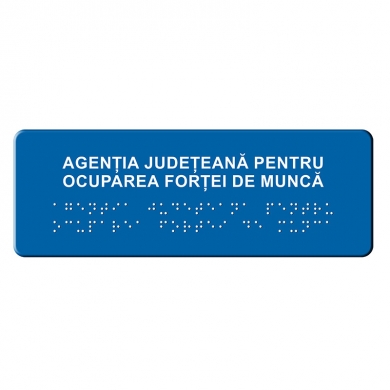 Indicator tactil  Denumire institutie publica
