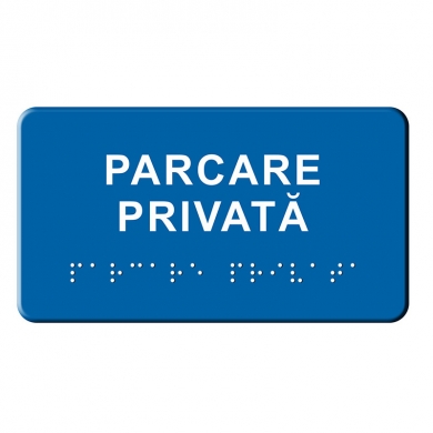 Indicator tactil - Parcare