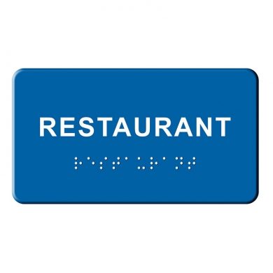 Indicator tactil - Restaurant